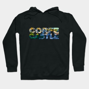 CORFE CASTLE - Village, Dorset, England Hoodie